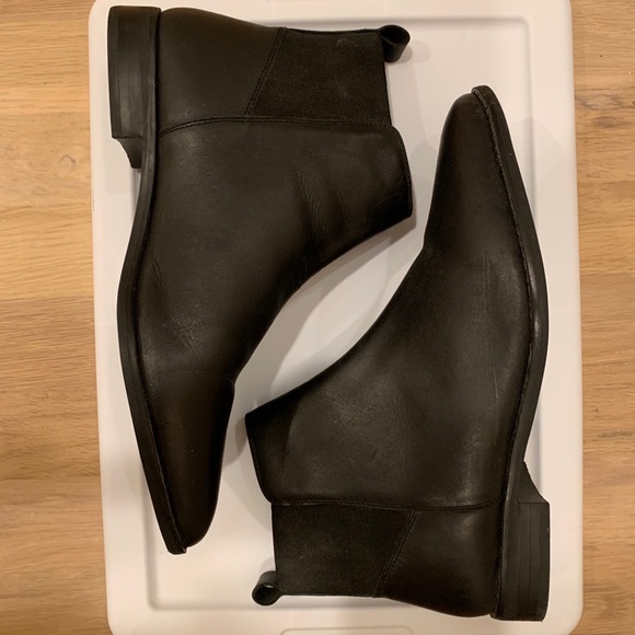 asos design atom leather chelsea boots